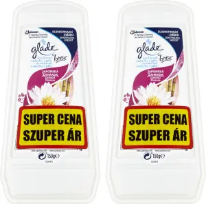 Glade osvěžovač vzduchu Gel Pure Clean Japonská zahrada duo pack 2× 150 g Glade osvěžovač vzduchu Gel Pure Clean Japonská zahrada duo pack 2× 150 g