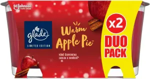Glade svíčka vonná Warm Apple Pie, 2× 112 g