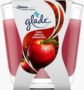 Glade svíčka vonná Decor Cosy Apple & Cinnamon, 70 g