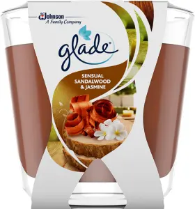 Glade svíčka vonná Decor Sensual Sandalwood & Jasmine, 70 g