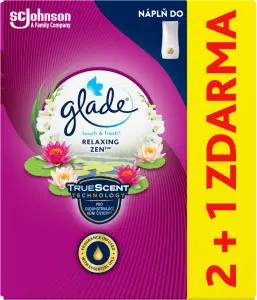 Glade náplň osvěžovače vzduchu Touch Fresh Relaxing Zen 3× 10 ml Glade náplň osvěžovače vzduchu Touch Fresh Relaxing Zen 3× 10 ml