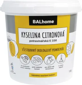 BALhome kyselina citronová potravinářská E 330, 1 kg BALhome kyselina citronová potravinářská E 330, 1 kg