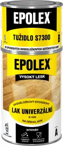 Epolex s1300 lesk dvousložkový lak na dřevo, bez tužidla, 2,5 kg