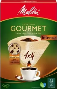 Melita Gourmet Intense kávové filtry 1x4, 80 ks