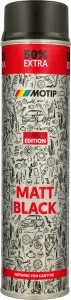 Motip Rallye univerzální akrylátový lak, černý mat, 600 ml