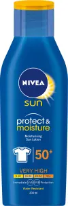 Nivea Sun Protect & moisture OF 50+ hydratační mléko na opalování, 200 ml