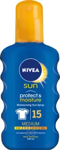 Nivea Sun Protect & moisture OF 15 sprej na opalování, 200 ml