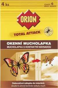 Orion Total Attack Okenní mucholapka, 4 ks