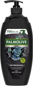 Palmolive Men Refreshing sprchový gel 3v1 pro muže pumpa, 750 ml