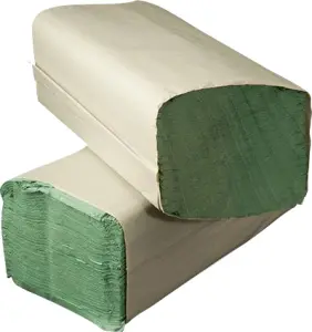 Papírové ručníky ZZ do zásobovače, 1vrstvé, zelené, 5000 ks