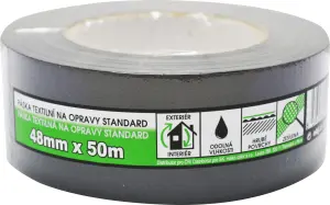 Mako Standard páska textilní na opravy, černá, 48 mm × 50 m Mako Standard páska textilní na opravy, černá, 48 mm × 50 m