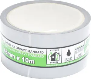 Mako Standard páska textilní na opravy, stříbrná, 48 mm × 10 m