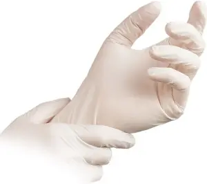 Vulkan Dona Sensitive latexové jednorázové rukavice velikost XL, 100 ks