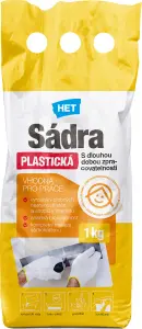Het sádra bílá plastická, 1 kg Het sádra bílá plastická, 1 kg