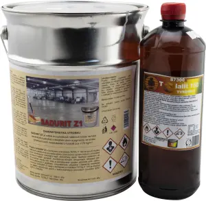 HB-Lak Sadurit Z1 protiskluzová barva na beton, šedá, 4 kg + tužidlo Telalit 1 kg