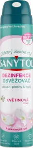Sanytol dezinfekční osvěžovač vzduchu na povrchy a textil, květy, 300 ml