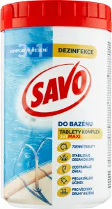 Savo bazén Maxi Komplex 3v1 chlorové tablety dezinfekce vody, 1,2 kg