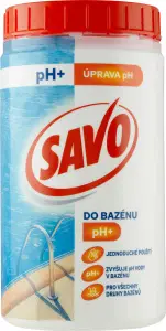 Savo bazén pH+ zvyšuje hodnotu pH, 1,2  kg