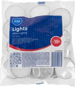 Bispol čajové svíčky Maxi Lights 30 ks