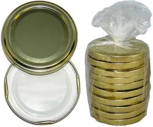 Víčko na zavařování ovoce a zeleniny 66 mm10 kusů