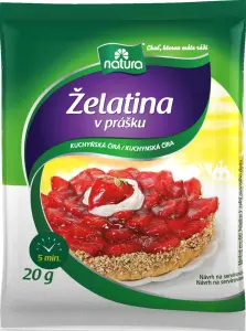 Natura Želatina v prášku, kuchyňská čirá, 20 g
