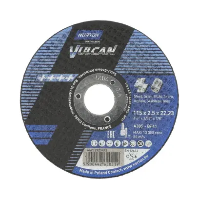 115x2.5x22.23 A30S Norton Vulcan Inox BF41