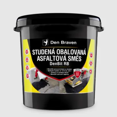 DenBit RB – Studená obalovaná asfaltová směs, kbelík 25 kg