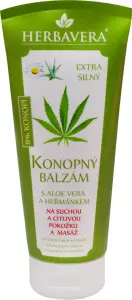 Herbavera Konopný balzám s aloe vera, 200 ml