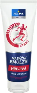 Alpa Sport Star Start hřejivá masážní emulze před výkonem, 210 ml