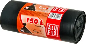 Alufix pytle na odpad, 34 µ, 78 × 105 cm, 150 l, 10 ks