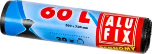 Alufix pytle na odpad, 13 µ, 59 × 72 cm, 60 l, 20 ks