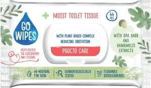 Go Wipes Procto Care vlhčený toaletní papír, 44 ks