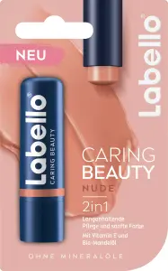 Labello Caring Beauty Nude barevný balzám na rty, 4,8 g