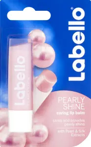 Labello Pearly Shine, balzám na rty s výtažky z perel a hedvábí, 4,8 g