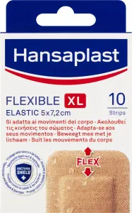 Hansaplast náplasti Flexible Elastic XL 10 ks