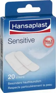 Hansaplast Sensitive náplast, 20 ks