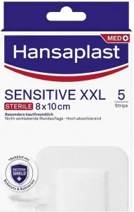 Hansaplast Sensitive XXL elastická náplast, 5 ks