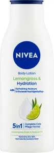 Nivea tělové mléko Lemongrass & Hydration, 400 ml