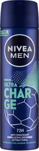 Nivea Men Ultra Charge antiperspirant ve spreji, 150 ml