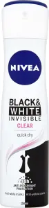 Nivea Black & White Invisible Clear antiperspirant, 150 ml