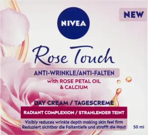 Nivea Rose Touch denní krém proti vráskám 50 ml