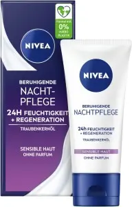 Nivea Essential Zklidňující noční krém pro citlivou pleť 50ml