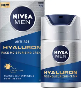 Nivea Men Hyaluron Moisturizer pánský pleťový krém proti vráskám, 50 ml