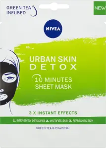 Nivea Urban Skin Detoxikační textilní maska, 1 ks