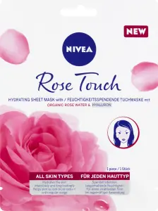 Nivea Rose Touch 10minutová hydratační textilní maska 1 ks
