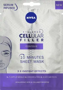 Nivea Hyaluron Cellular Filler textilní maska proti vráskám, 1 ks