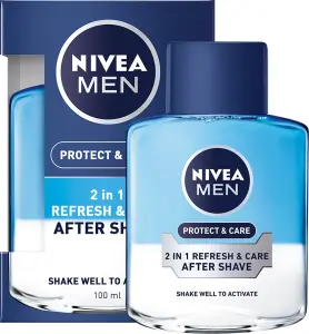 Nivea Men Protect & Care 2v1 pečující voda po holení, 100 ml