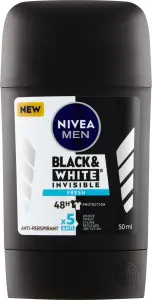 Nivea Men Black & White Invisible Fresh tuhý antiperspirant, 50 ml