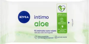 Nivea Intimo Aloe Ubrousky pro intimní hygienu, 15 ks