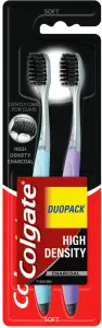 Colgate High Density Charcoal zubní kartáček, měkký, 2 ks
